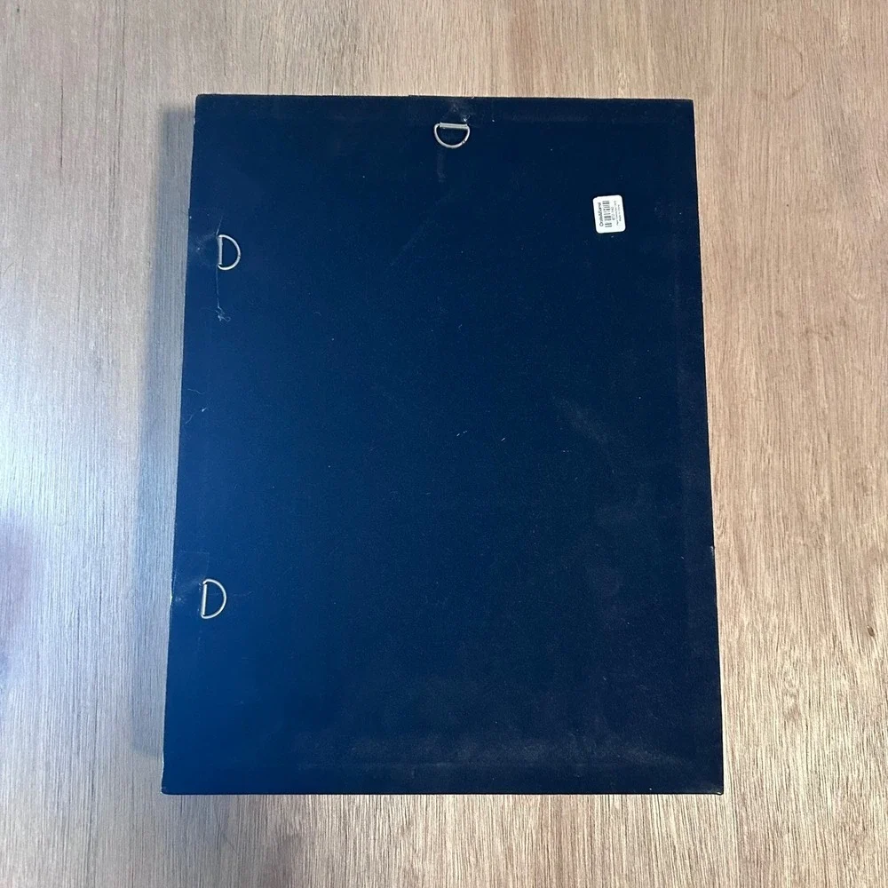 Crate and Barrel Paper Shadow Box 12x16 Framed Artwork Abstract White